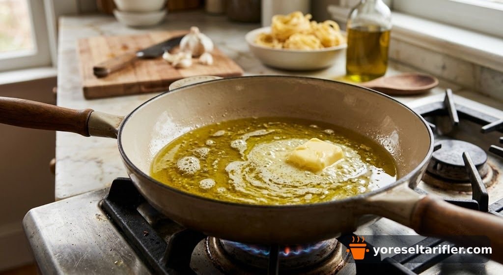 Fettucini Alfredo Tarifi — Adım 1