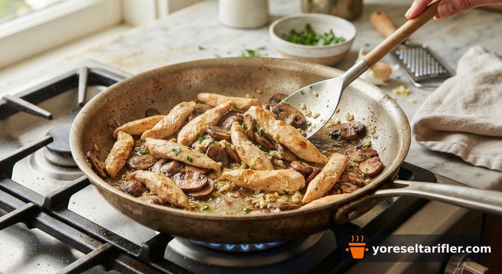 Fettucini Alfredo Tarifi — Adım 3