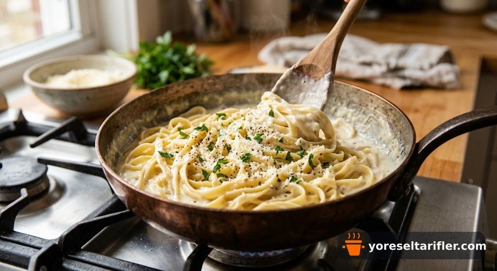 Fettucini Alfredo Tarifi — Adım 6