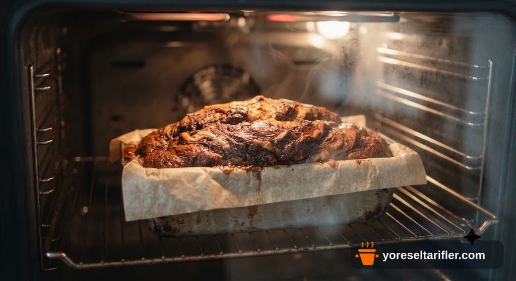 Fındık Ezmeli Kakaolu Kek Tarifi — Adım 6