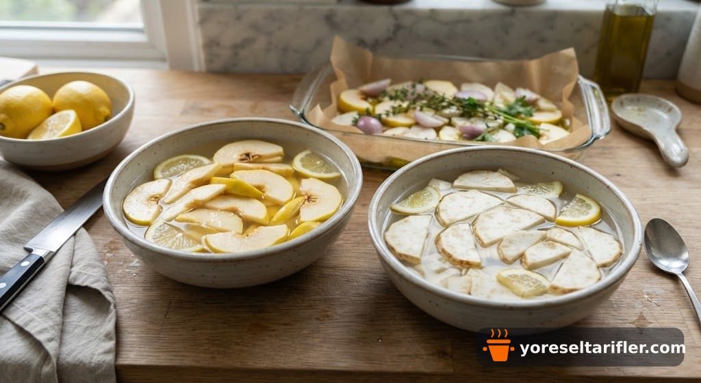 Fırında Ayvalı Zeytinyağlı Kereviz Tarifi — Adım 2