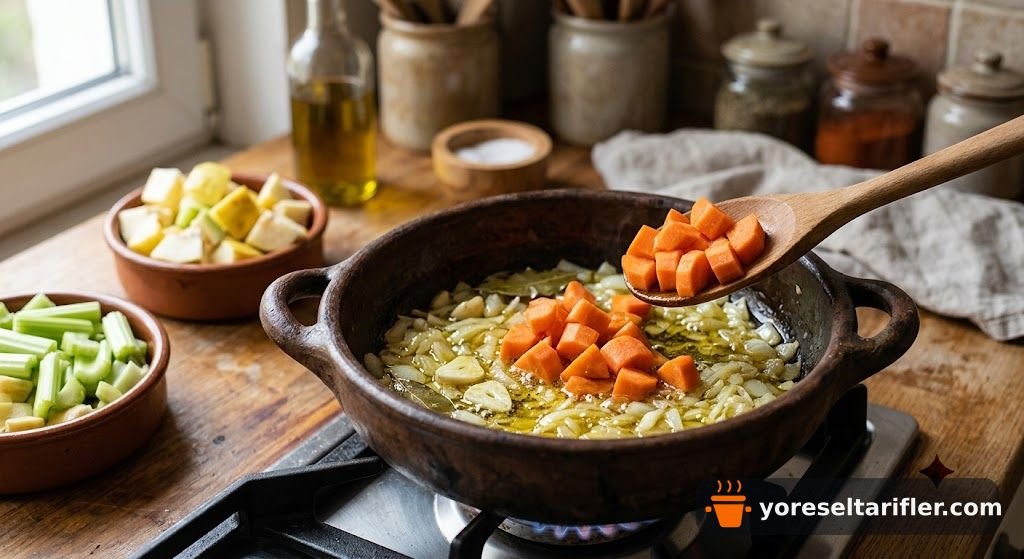 Fırında Ayvalı Zeytinyağlı Kereviz Tarifi — Adım 4