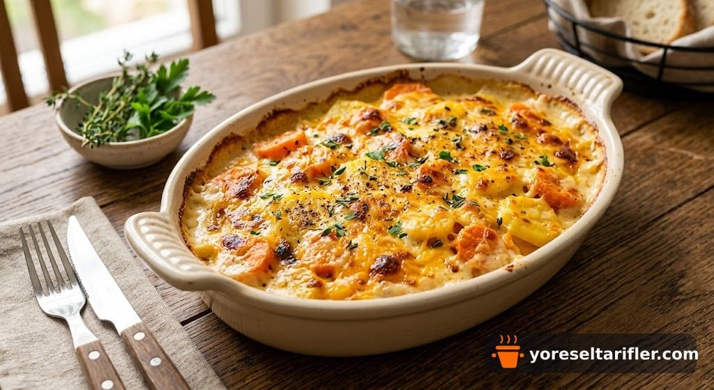 Fırında Beşamelli Havuç ve Patates Tarifi — Adım 3