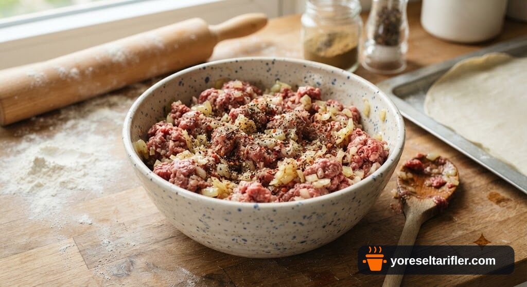 Fırında Çiğ Börek (Çibörek) Tarifi — Adım 3