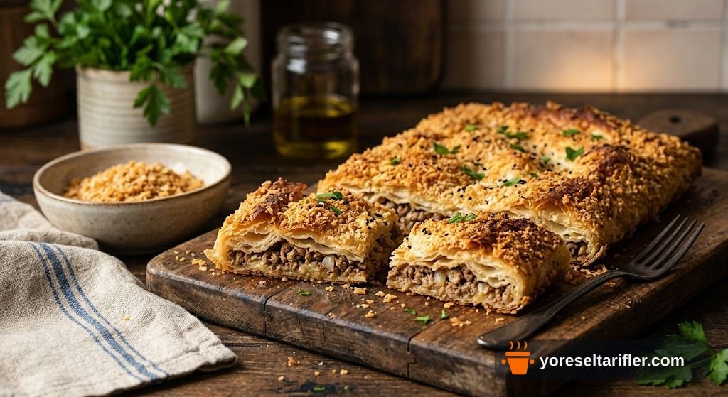 Fırında Çıtır Kıtır Galeta Unlu Börek Tarifi — Adım 3