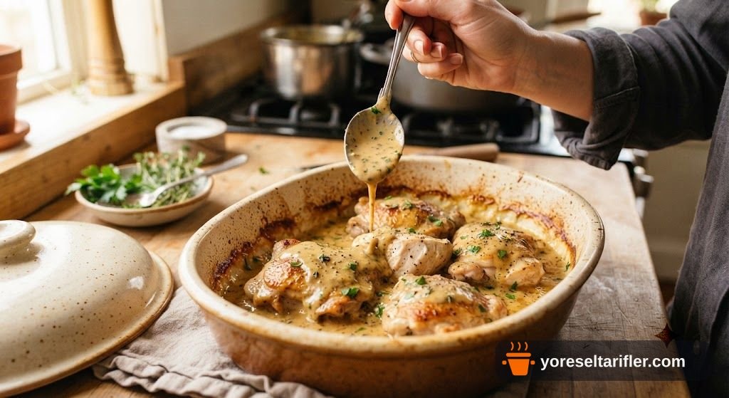 Fırında Elmalı Tavuk ve Baharatlı Patates Tarifi — Adım 3