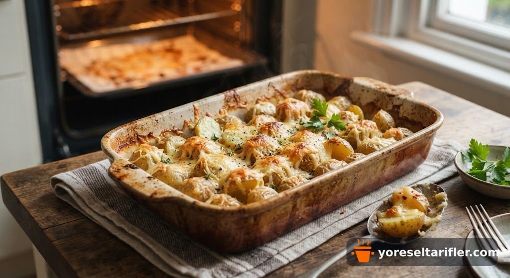 Fırında Kaşarlı Bebek Patates Tarifi — Adım 4