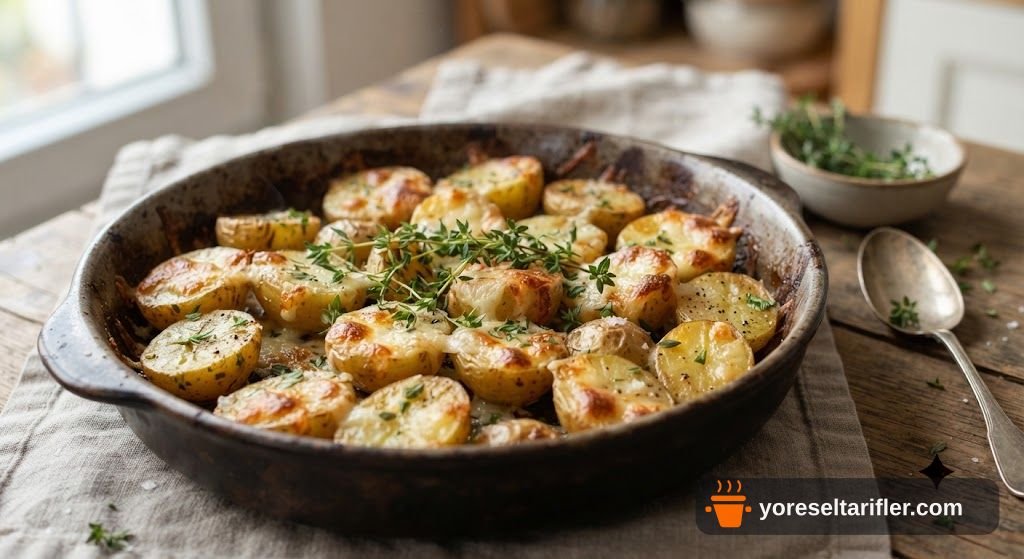 Fırında Kaşarlı Bebek Patates Tarifi — Adım 8