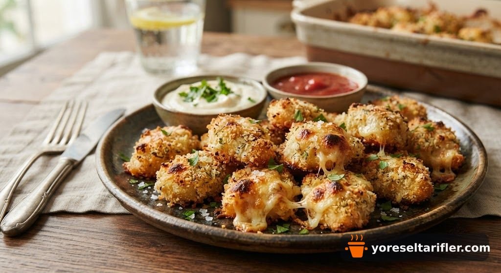 Fırında Kaşarlı Çıtır Tavuk Nugget Tarifi — Adım 10