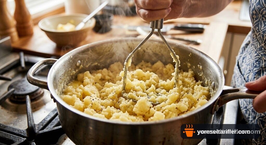 Fırında Kaşarlı Patates Püresi Tarifi — Adım 3