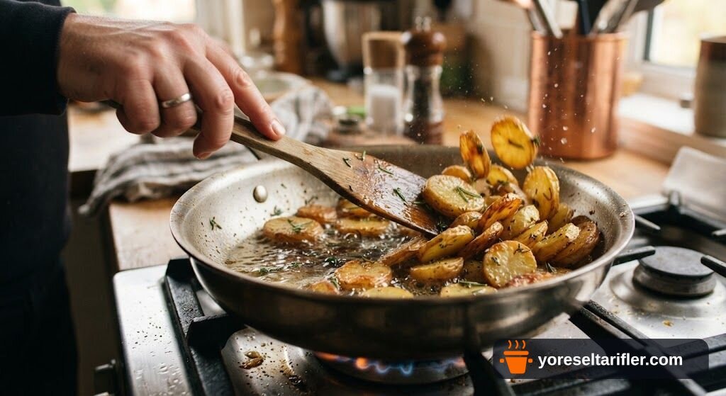Fırında Kayık Şeklinde Patates Tarifi — Adım 4
