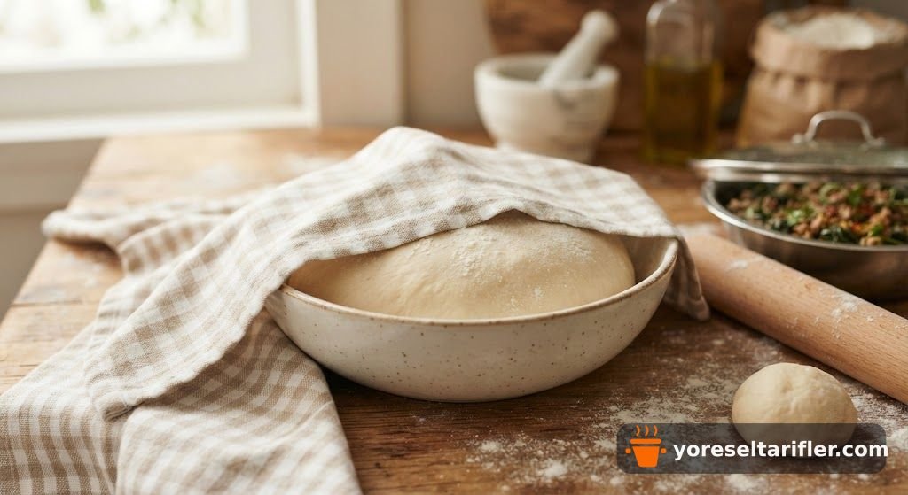 Fırında Kıymalı Ispanaklı Gözleme Tarifi — Adım 5