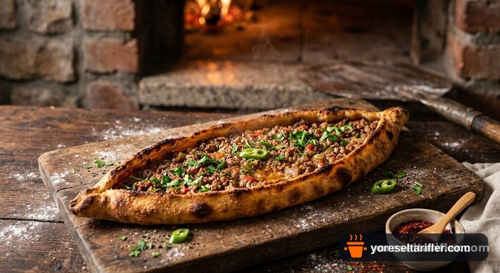 Fırında Kıymalı Pide Tarifi — Adım 15