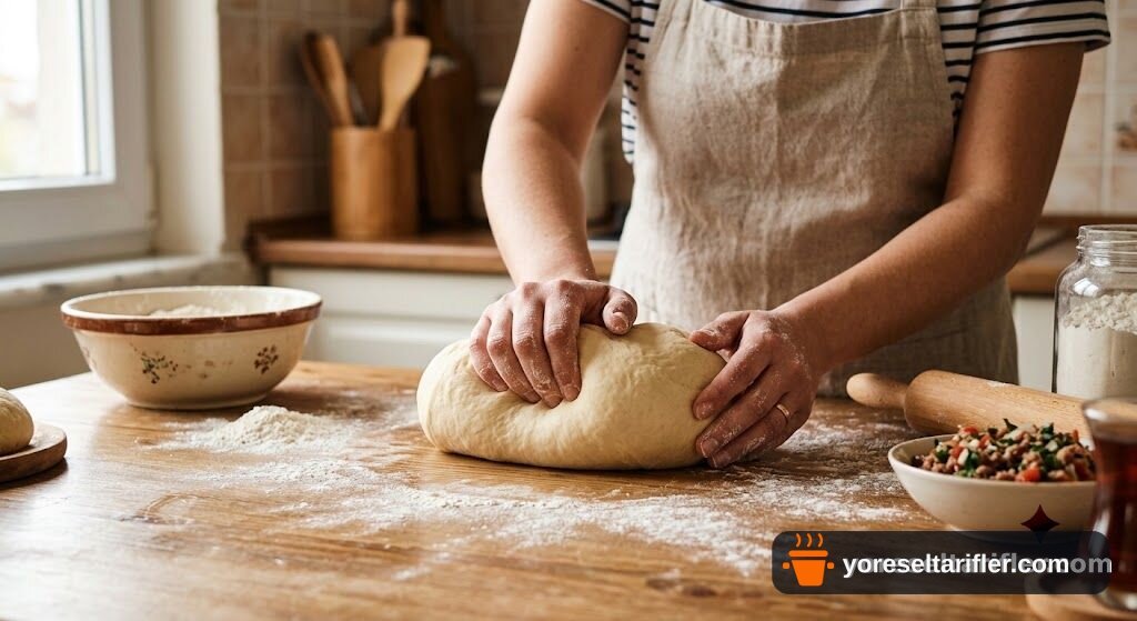 Fırında Kıymalı Pide Tarifi — Adım 3