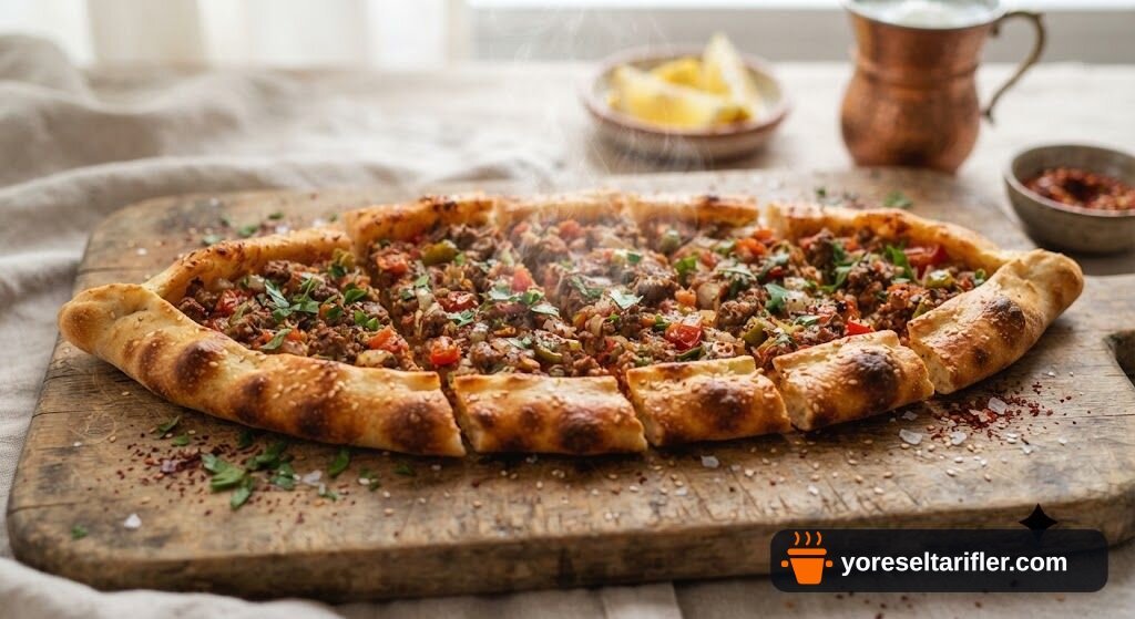 Fırında Kıymalı Pide Tarifi — Adım 7