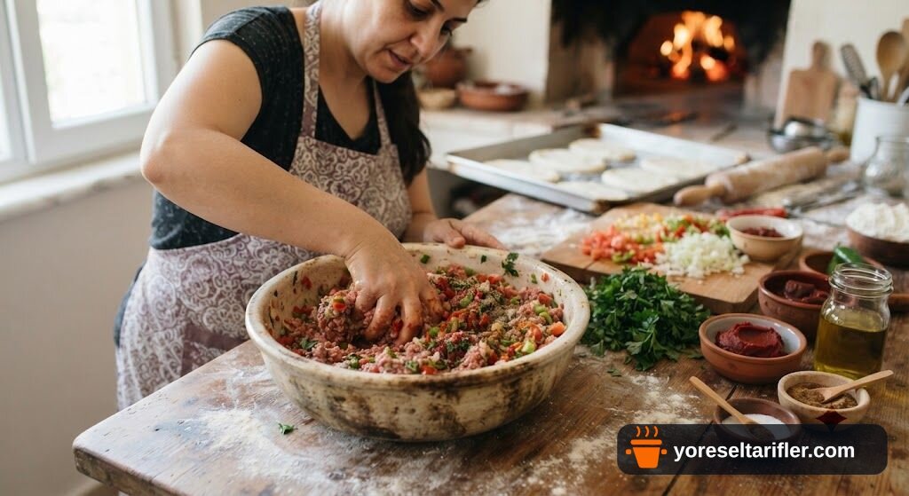 Fırında Kıymalı Pide Tarifi — Adım 8
