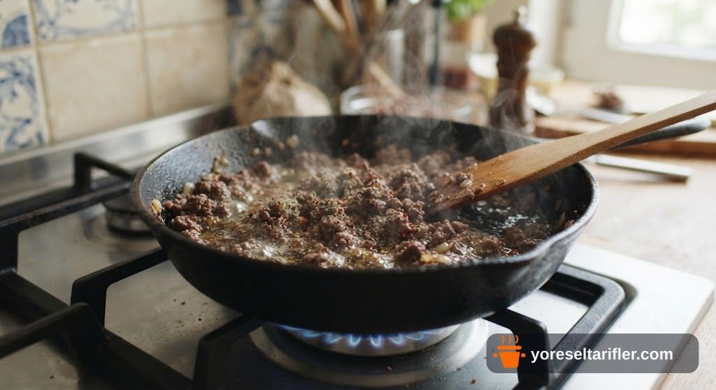 Fırında Kıymalı Yumurta Tarifi — Adım 1