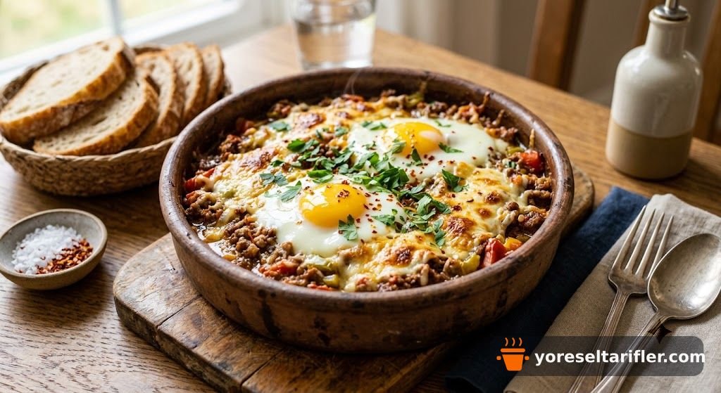 Fırında Kıymalı Yumurta Tarifi — Adım 5