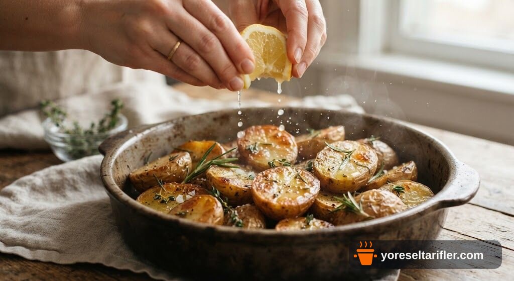 Fırında Limonlu Sarımsaklı Patates Tarifi — Adım 5