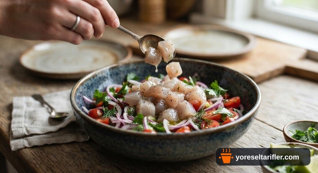 Fırında Minekop Ceviche Tarifi — Adım 1