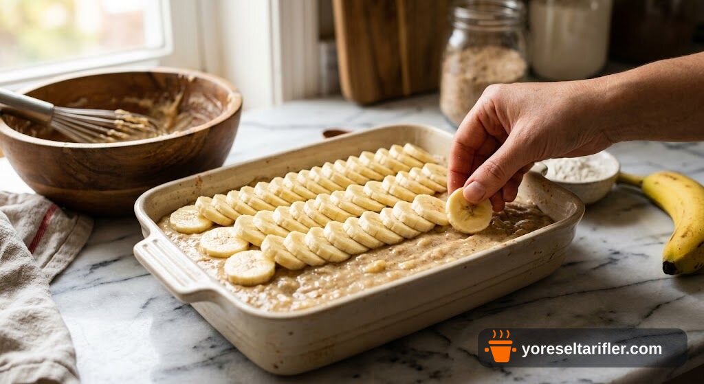 Fırında Mozaik Banana Bread Tarifi — Adım 6