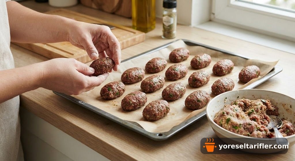 Fırında Mozzarellalı Domates Soslu Köfte Tarifi — Adım 2