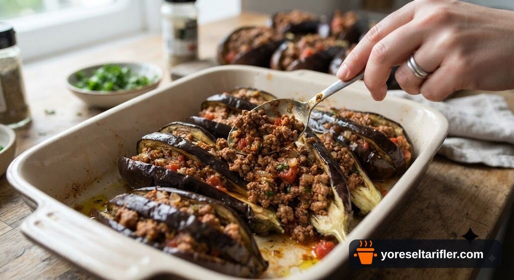 Fırında Patlıcan Kebap Tarifi — Adım 5