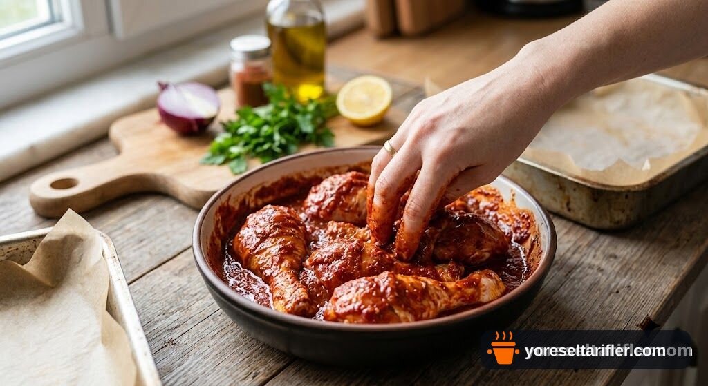 Fırında Soslu Tavuk Baget Tarifi — Adım 2