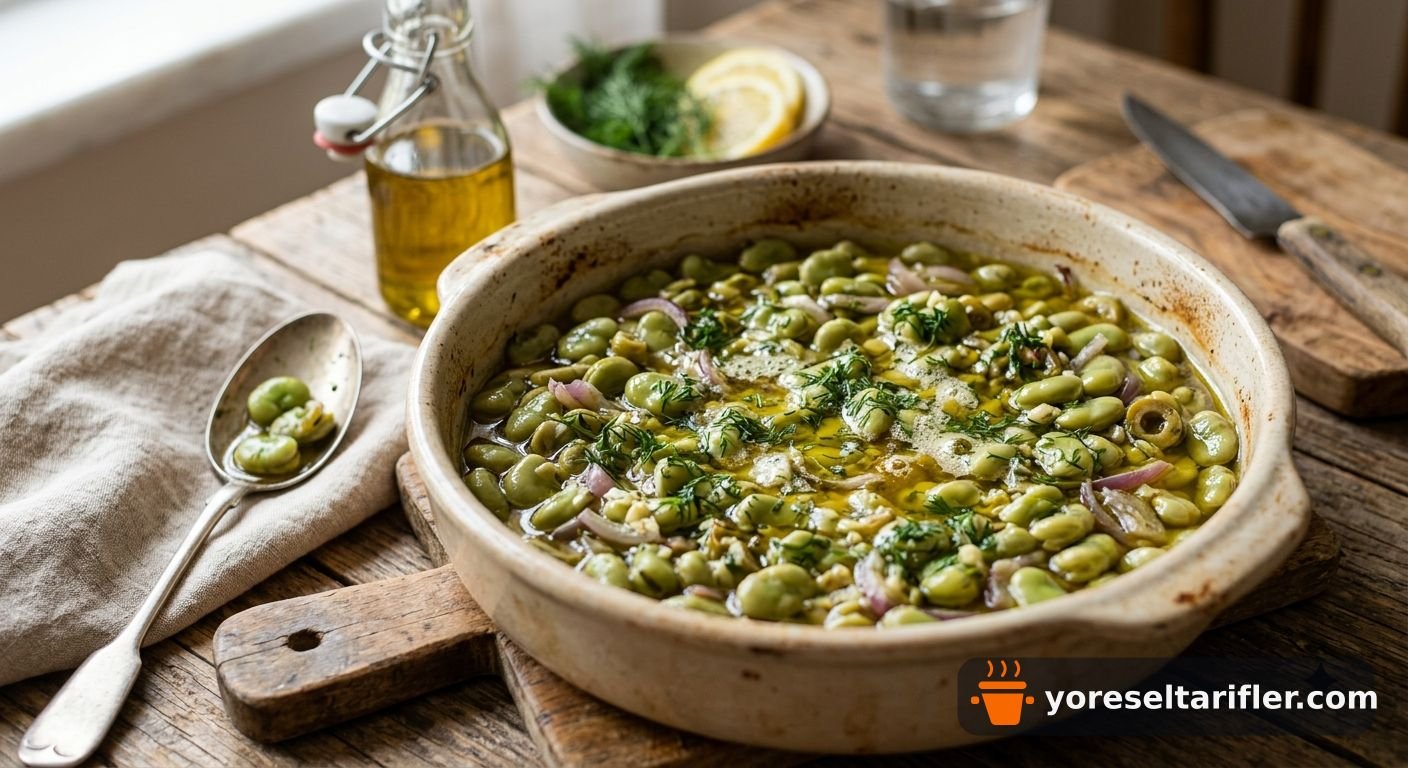 Fırında Zeytinyağlı Taze Bakla Tarifi — Adım 4