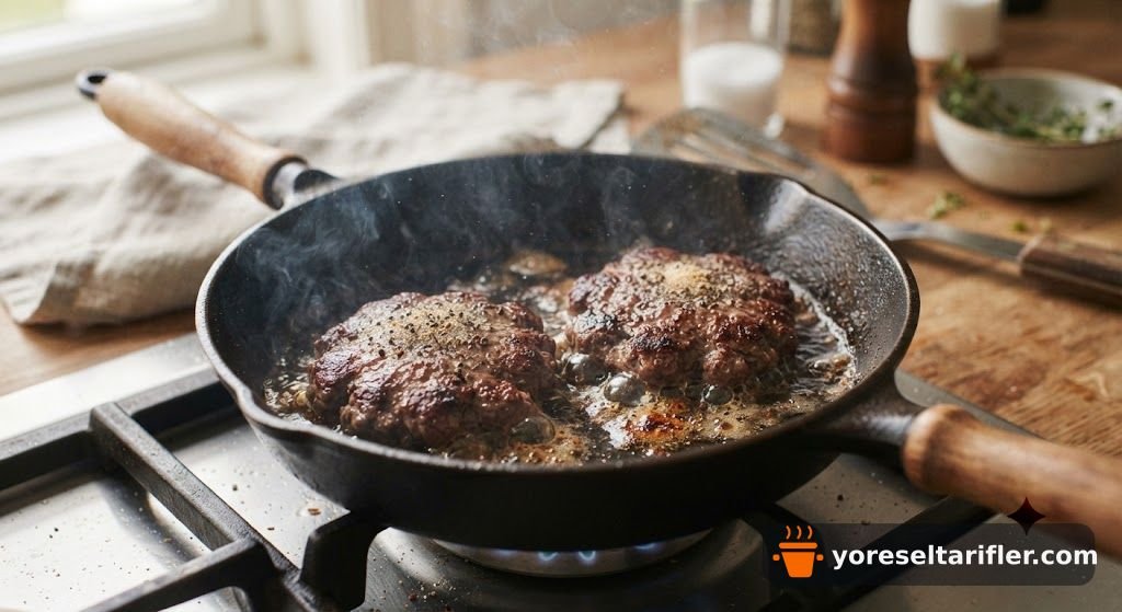 Fırınla Hazırlanan Hamburger ve Patates Tarifi — Adım 6