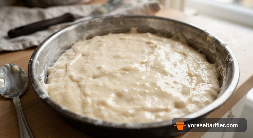 Fıstık Ezmeli Muzlu Tarçınlı Kek Tarifi — Adım 9