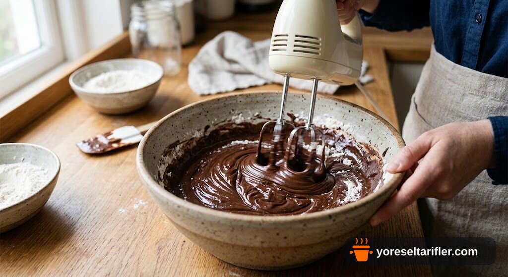 Fit Bitter Çikolatalı Sufle Tarifi — Adım 3