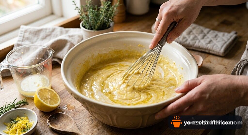 Fit Şekersiz Limonlu Kek Tarifi — Adım 2
