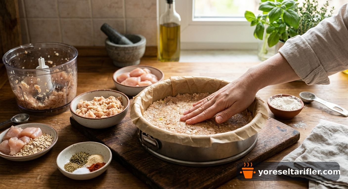 Fit Tavuk Tabanlı Pizza Tarifi — Adım 1