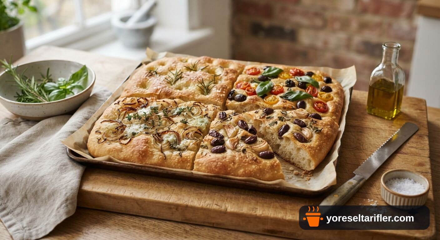 Dört Çeşit Focaccia Tarifi — Adım 10