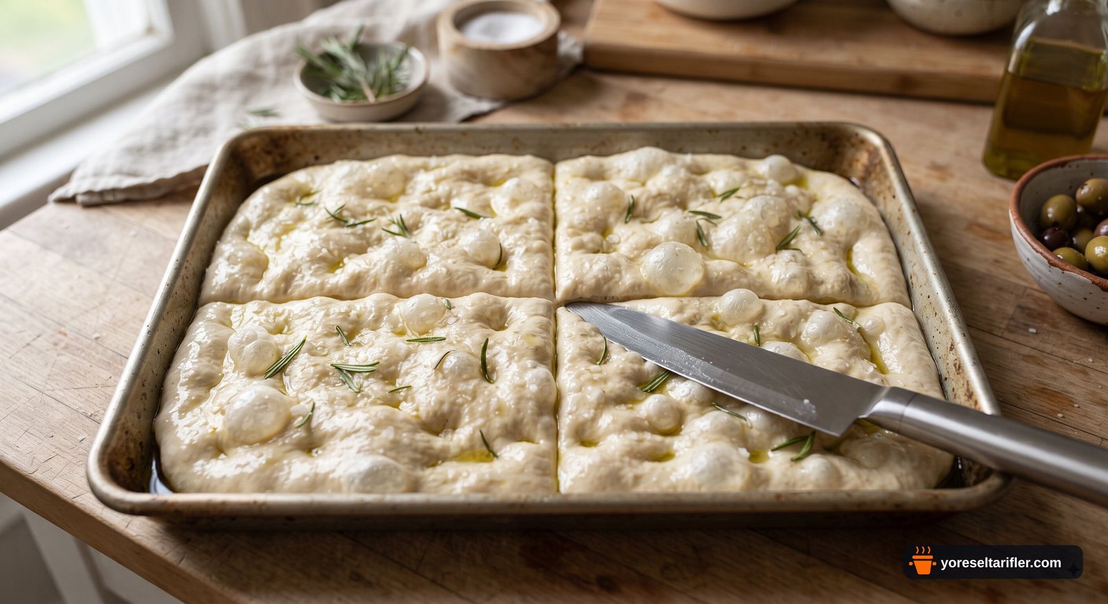 Dört Çeşit Focaccia Tarifi — Adım 6