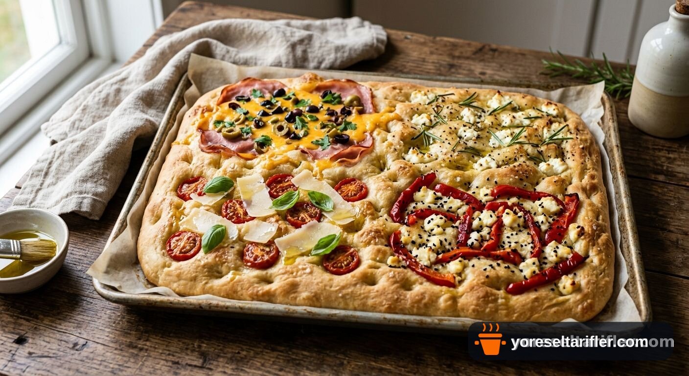 Dört Çeşit Focaccia Tarifi — Adım 7