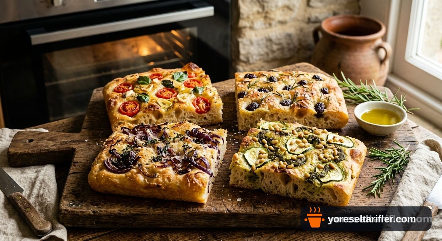 Dört Çeşit Focaccia Tarifi — Adım 8