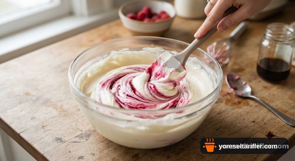 Frambuazlı Krema Dolgulu Cupcake Tarifi — Adım 6