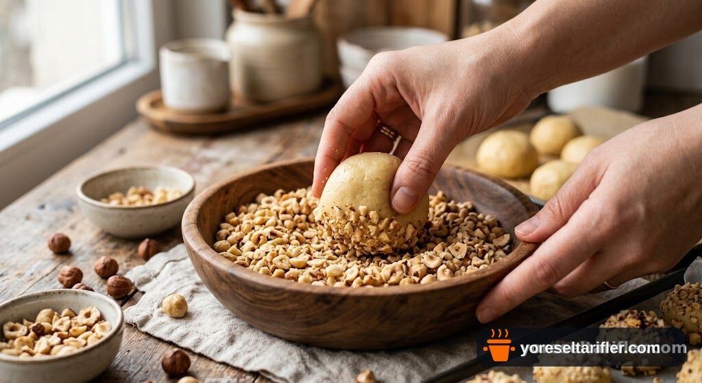 Glutensiz Fındık Kurabiyesi Tarifi — Adım 2