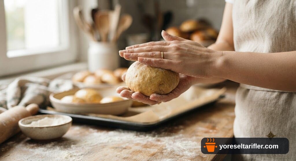 Glutensiz Pancarlı Poğaça Tarifi — Adım 3