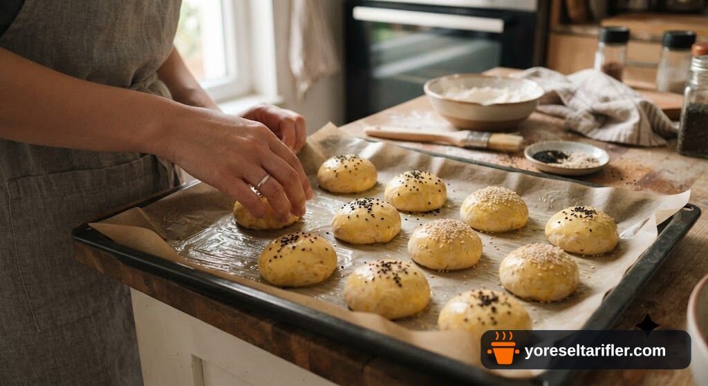 Glutensiz Pancarlı Poğaça Tarifi — Adım 4