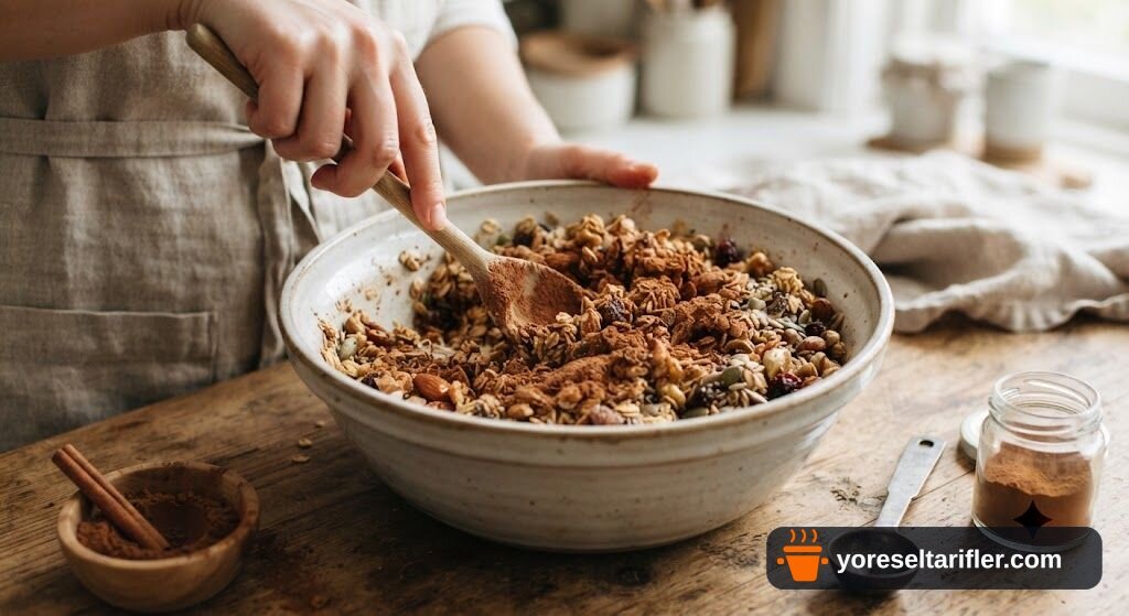 Glutensiz Şekersiz Granola Bar Tarifi — Adım 2