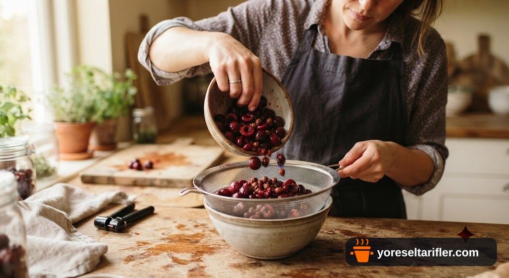 Glutensiz Vişneli Galette Yapımı Tarifi — Adım 1