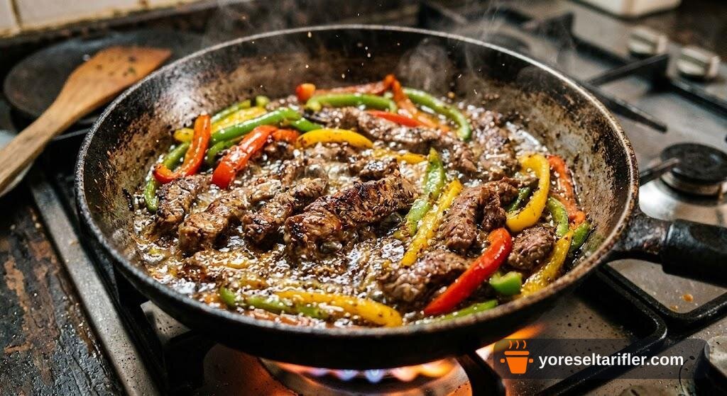Güveçte Kaşarlı Kavurma Tarifi — Adım 3