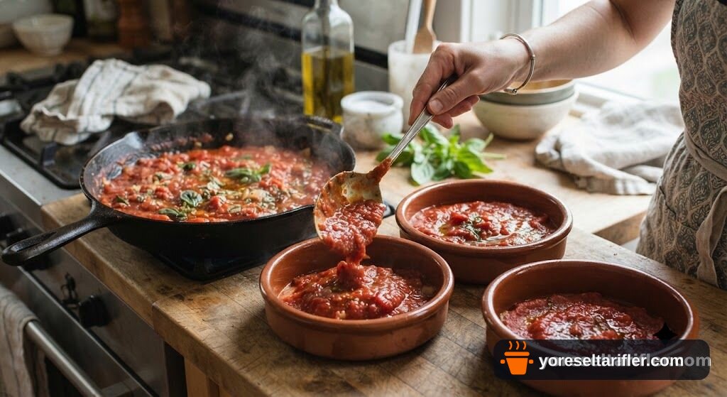 Güveçte Menemen Tarifi — Adım 2