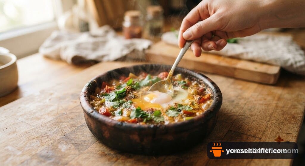 Güveçte Menemen Tarifi — Adım 3
