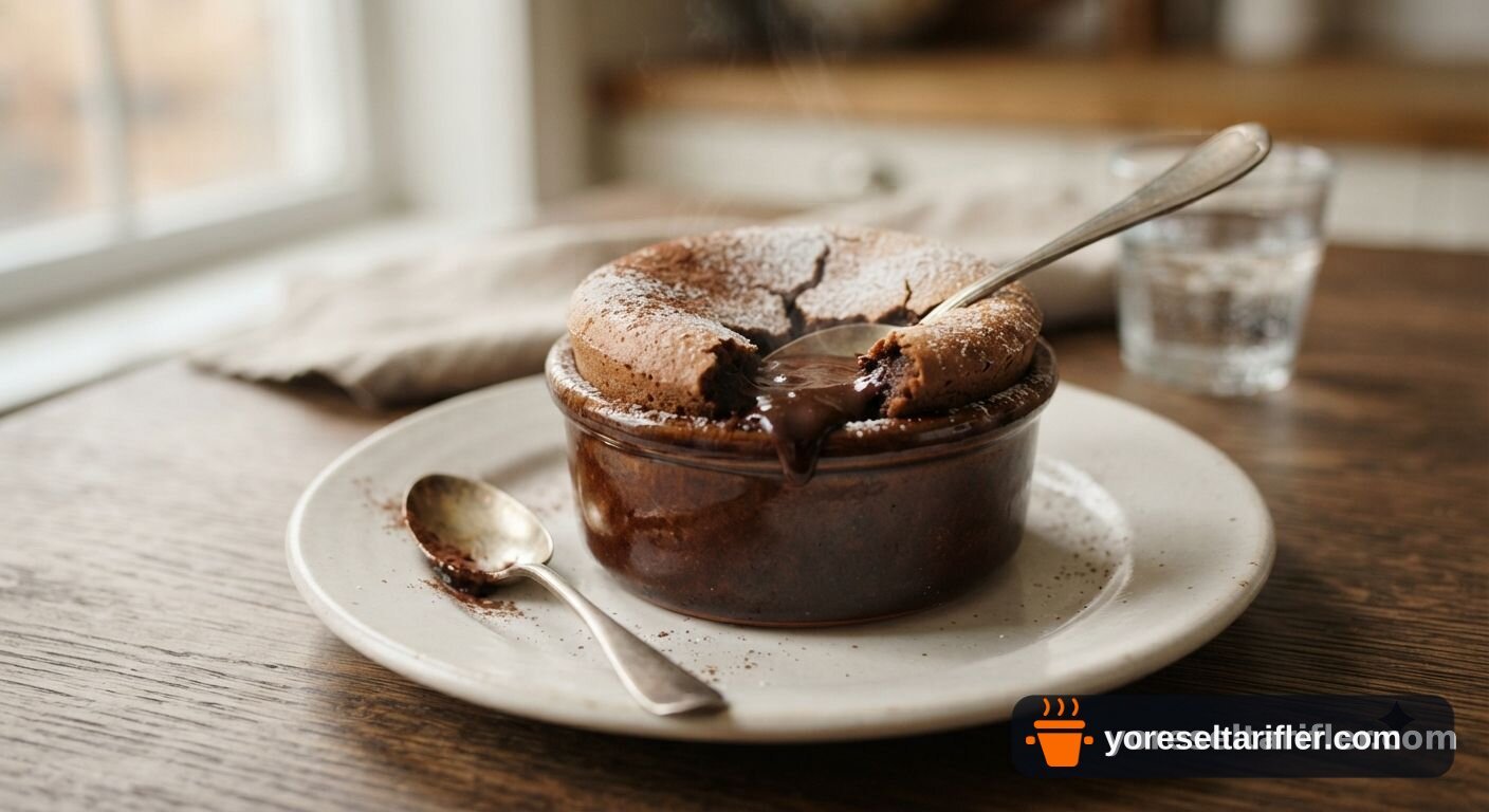 Hafif Çikolatalı Sufle Tarifi — Adım 4