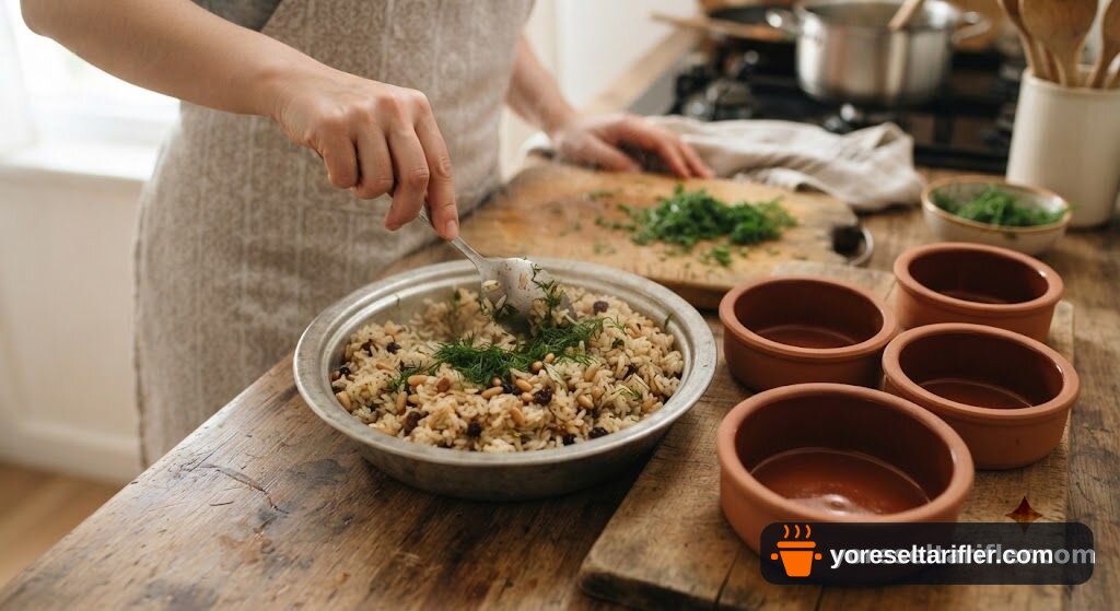 Hamsili Pilav Tarifi — Adım 4