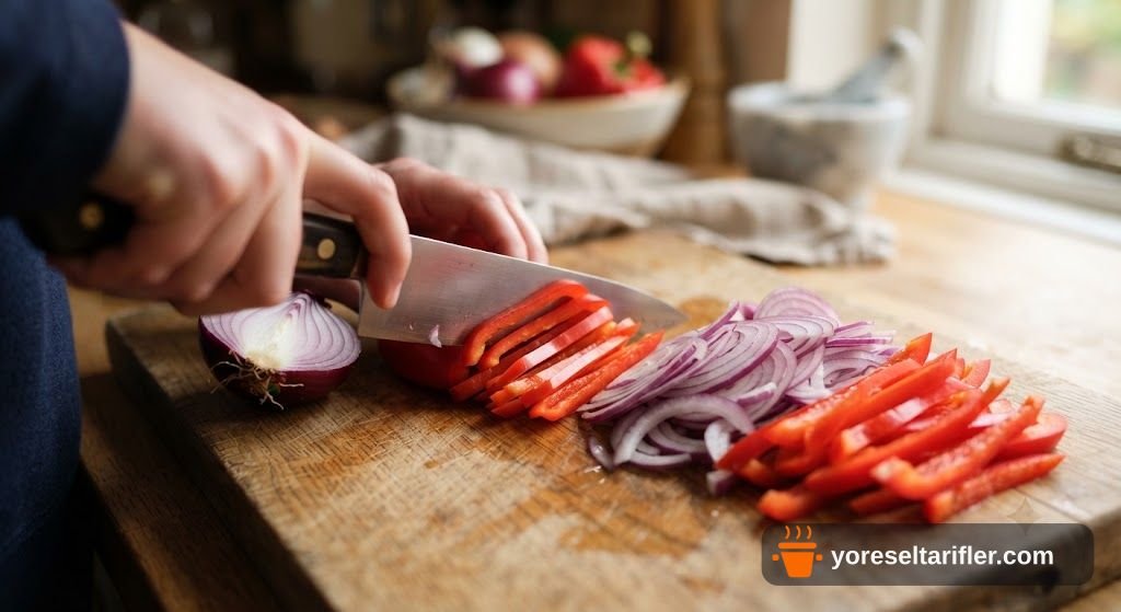 Hardal Soslu Bol Malzemeli Salata Tarifi — Adım 2